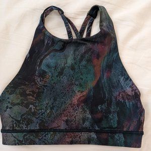 SOLD - Lululemon Energy Bra High Neck Cosmic Shift Size 4